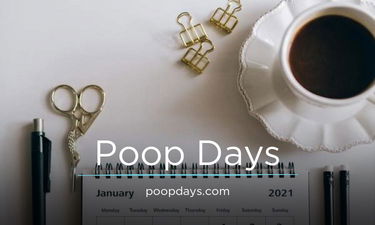 PoopDays.com - Creative brandable domain for sale